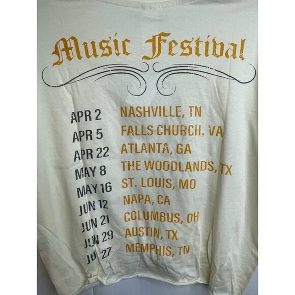 Messy Buns, Lazy Days Nashville Rock & Roll T-Shirt MEDIUM - Picture 10 of 11